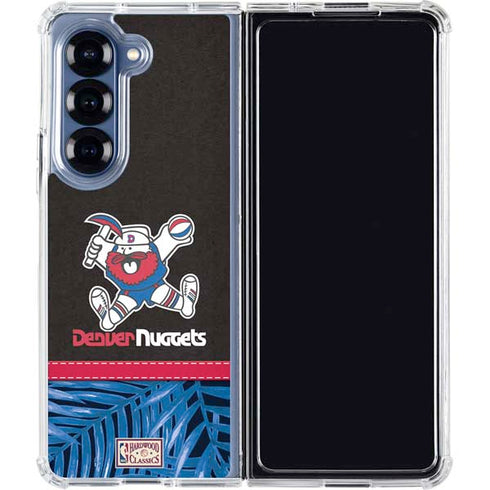 NBA Denver Nuggets Retro Palms Galaxy Z Fold6 Clear Case