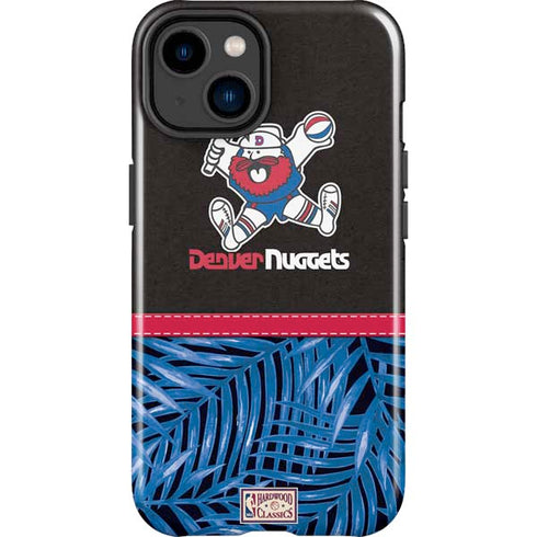 NBA Denver Nuggets Retro Palms iPhone 15 Impact Case