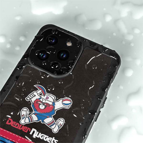 NBA Denver Nuggets Retro Palms iPhone 15 Pro Waterproof Case