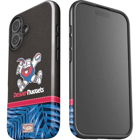 NBA Denver Nuggets Retro Palms iPhone 16 Plus Impact Case