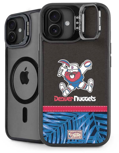 NBA Denver Nuggets Retro Palms iPhone 16 Plus Kickstand Case