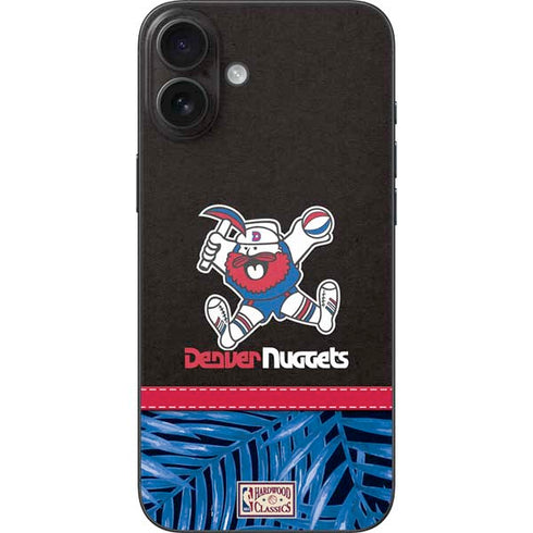 NBA Denver Nuggets Retro Palms iPhone 16 Plus Skin