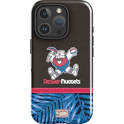 NBA Denver Nuggets Retro Palms iPhone 16 Pro Impact Case