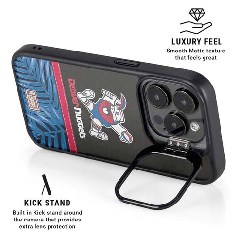 NBA Denver Nuggets Retro Palms iPhone 16 Pro Kickstand Case