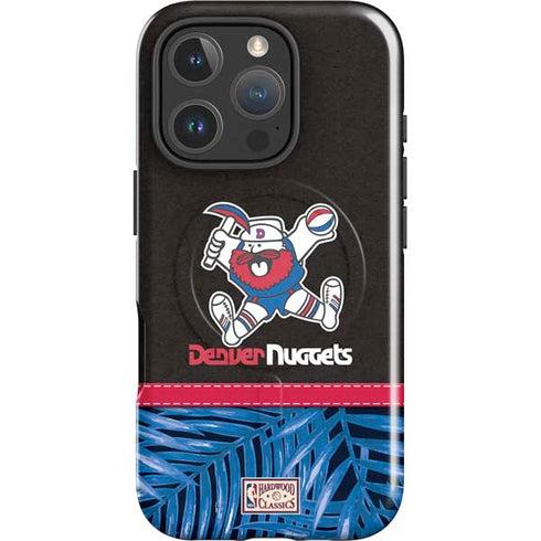 NBA Denver Nuggets Retro Palms iPhone 16 Pro Magsafe Impact Case