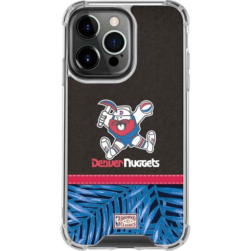 NBA Denver Nuggets Retro Palms iPhone 16 Pro Max Clear Case
