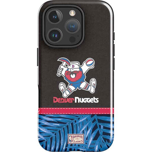 NBA Denver Nuggets Retro Palms iPhone 16 Pro Max Impact Case