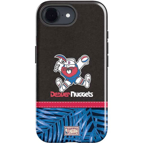 NBA Denver Nuggets Retro Palms iPhone 16e Impact Case
