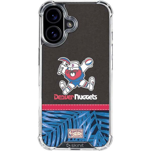 NBA Denver Nuggets Retro Palms iPhone 17 Clear Case