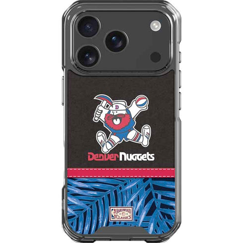 NBA Denver Nuggets Retro Palms iPhone 18 Pro Clear Case