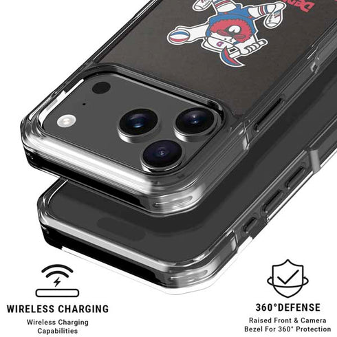 NBA Denver Nuggets Retro Palms iPhone 18 Pro Clear Case