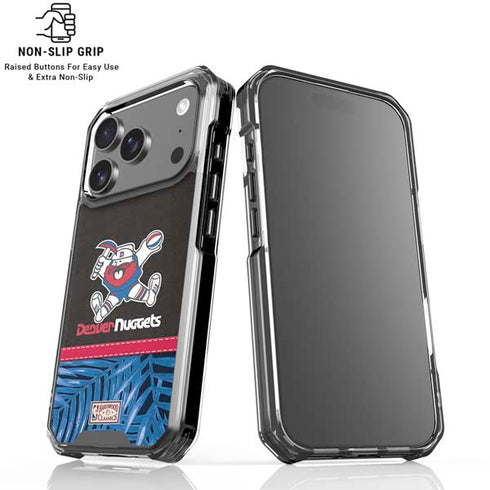 NBA Denver Nuggets Retro Palms iPhone 18 Pro Clear Case