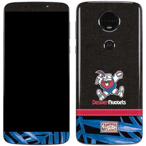 NBA Denver Nuggets Retro Palms Moto E5 Plus Skin