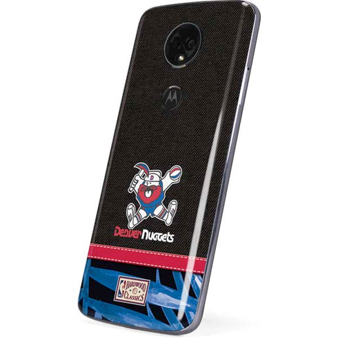 NBA Denver Nuggets Retro Palms Moto E5 Plus Skin