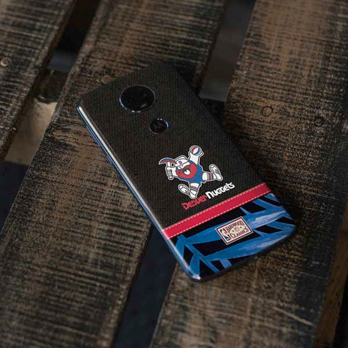 NBA Denver Nuggets Retro Palms Moto E5 Plus Skin
