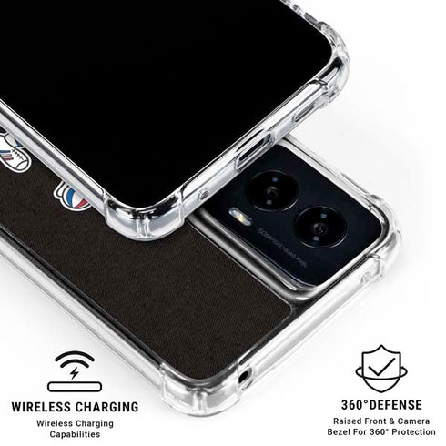 NBA Denver Nuggets Retro Palms Moto G Power 5G (2024) Clear Case
