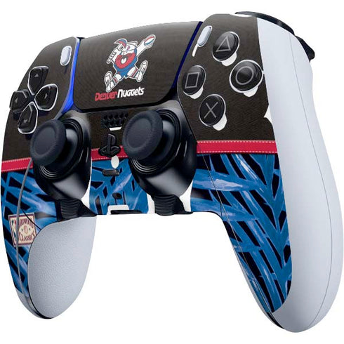 NBA Denver Nuggets Retro Palms PS5 DualSense Edge Pro Controller Skin