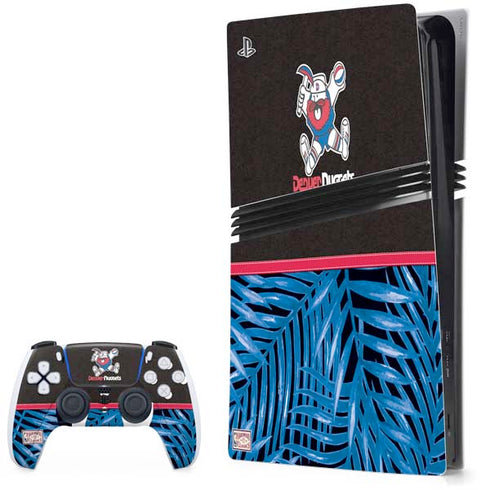 NBA Denver Nuggets Retro Palms PS5 Pro Bundle Skin
