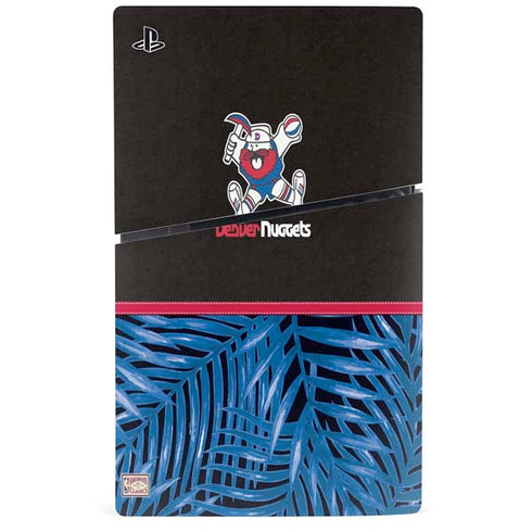 NBA Denver Nuggets Retro Palms PS5 Slim Digital Edition Console Skin