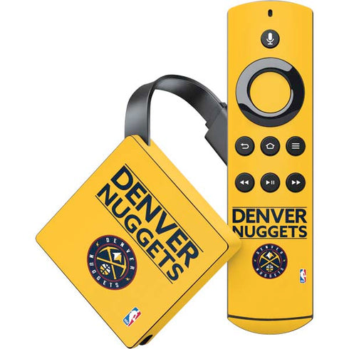 NBA Denver Nuggets Standard - Blue Amazon Fire TV Skin