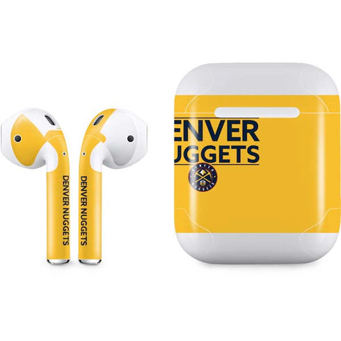 NBA Denver Nuggets Standard - Blue Apple AirPods Skin