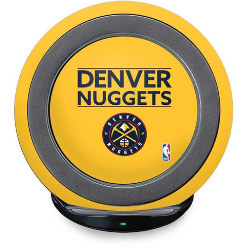 NBA Denver Nuggets Standard - Blue Fast Charge Wireless Charging Stand Skin