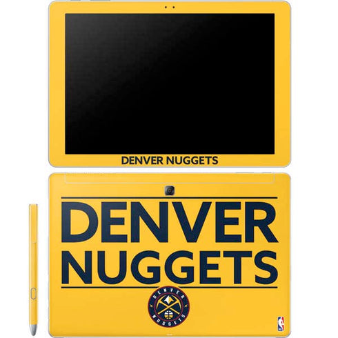NBA Denver Nuggets Standard - Blue Galaxy Book 12in Skin