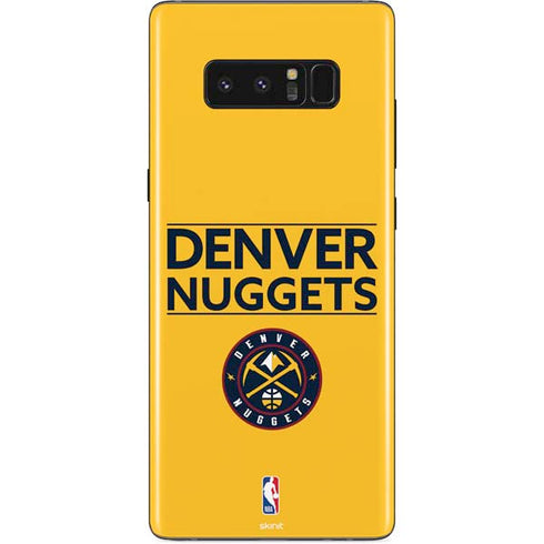 NBA Denver Nuggets Standard - Blue Galaxy Note 8 Skin