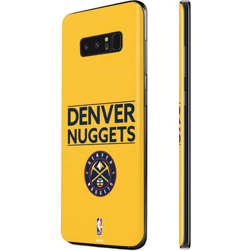 NBA Denver Nuggets Standard - Blue Galaxy Note 8 Skin