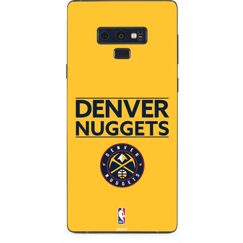 NBA Denver Nuggets Standard - Blue Galaxy Note 9 Skin