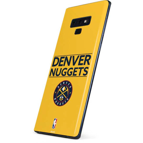 NBA Denver Nuggets Standard - Blue Galaxy Note 9 Skin