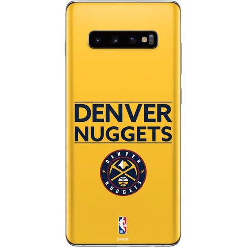NBA Denver Nuggets Standard - Blue Galaxy S10 Plus Skin