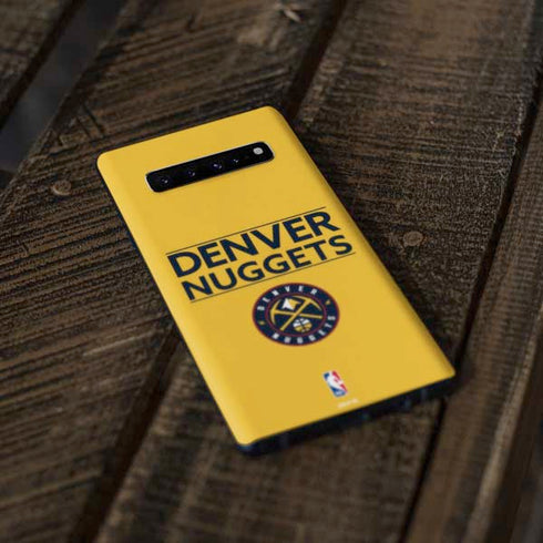 NBA Denver Nuggets Standard - Blue Galaxy S10 Skin
