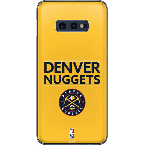 NBA Denver Nuggets Standard - Blue Galaxy S10e Skin