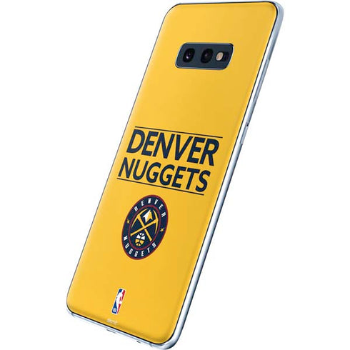 NBA Denver Nuggets Standard - Blue Galaxy S10e Skin