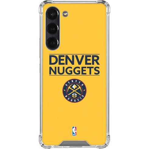 NBA Denver Nuggets Standard - Blue Galaxy S24 FE Clear Case