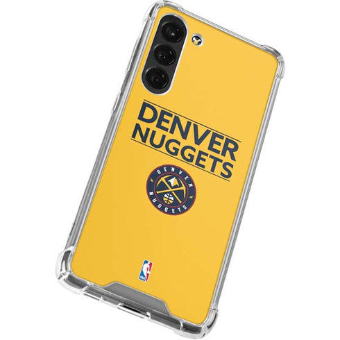 NBA Denver Nuggets Standard - Blue Galaxy S24 FE Clear Case