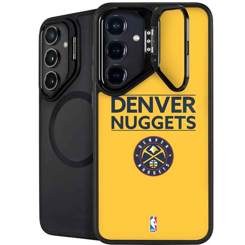 NBA Denver Nuggets Standard - Blue Galaxy S24 Plus Kickstand Case