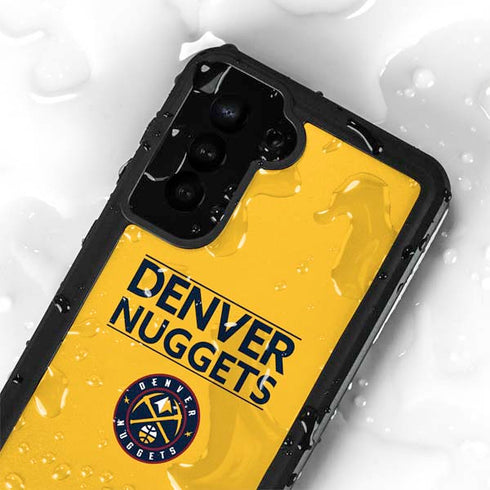 NBA Denver Nuggets Standard - Blue Galaxy S24 Plus Waterproof Case