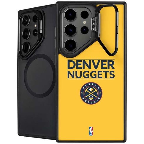 NBA Denver Nuggets Standard - Blue Galaxy S25 Ultra Kickstand Case
