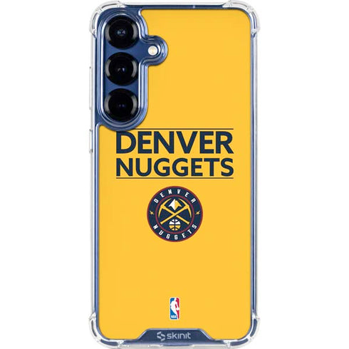 NBA Denver Nuggets Standard - Blue Galaxy S25 Clear Case