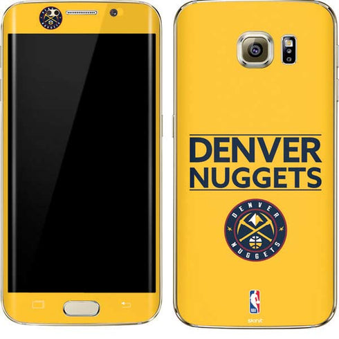 NBA Denver Nuggets Standard - Blue Galaxy S7 Edge Skin