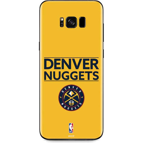 NBA Denver Nuggets Standard - Blue Galaxy S8 Plus Skin