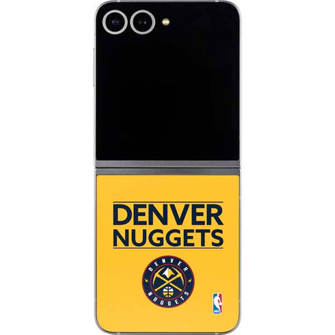 NBA Denver Nuggets Standard - Blue Galaxy Z Flip6 Skin