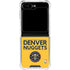 NBA Denver Nuggets Standard - Blue Galaxy Z Flip6 Clear Case