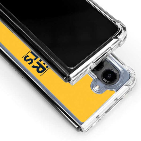 NBA Denver Nuggets Standard - Blue Galaxy Z Fold5 5G Clear Case