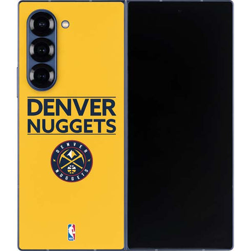 NBA Denver Nuggets Standard - Blue Galaxy Z Fold6 Skin