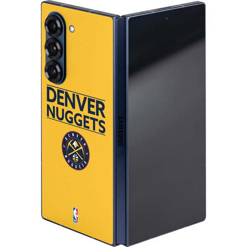 NBA Denver Nuggets Standard - Blue Galaxy Z Fold6 Skin