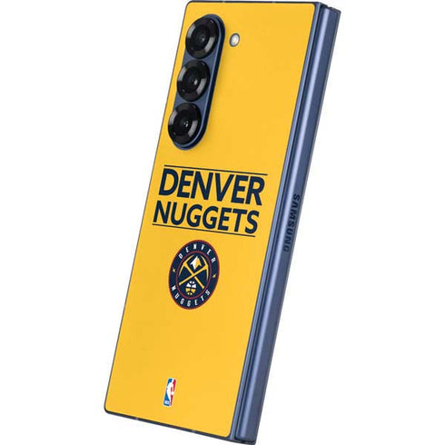 NBA Denver Nuggets Standard - Blue Galaxy Z Fold6 Skin