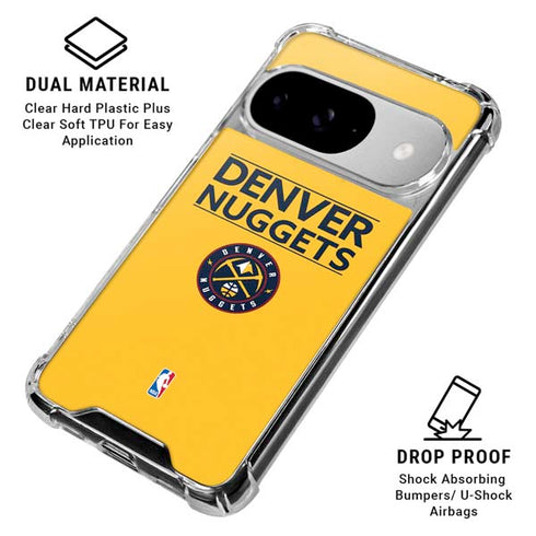 NBA Denver Nuggets Standard - Blue Google Pixel 10 Clear Case